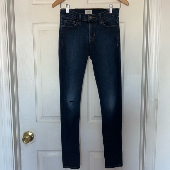 Hudson Distressed Skinny Jeans - Picture 1 of 5